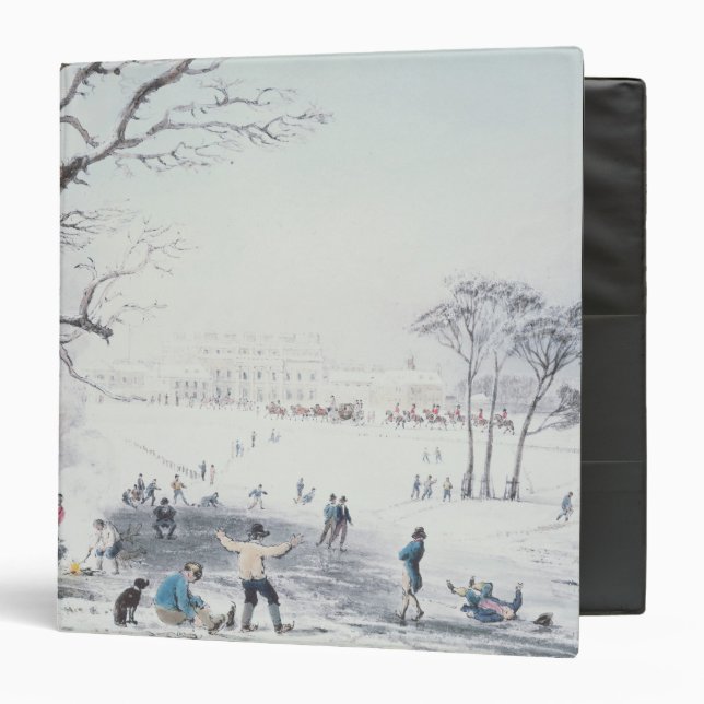 View of Buckingham House, James Park in Winter Binder (Front/Inside)