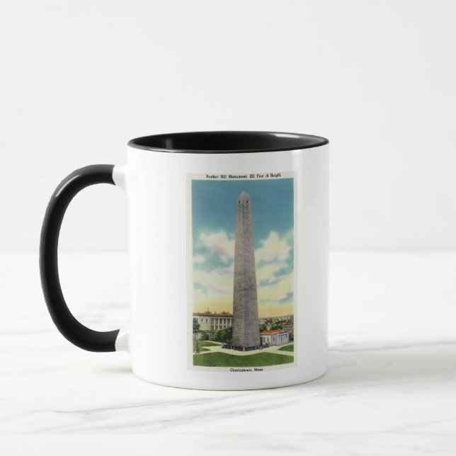 View of Bunker Hill Monument # 2 Mug (Left)