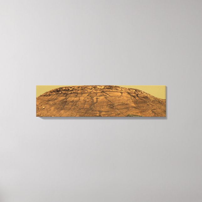 View of Burns Cliff on Mars Canvas Print (Front)