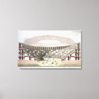 View of Caesar's Amphitheatre (colour litho)