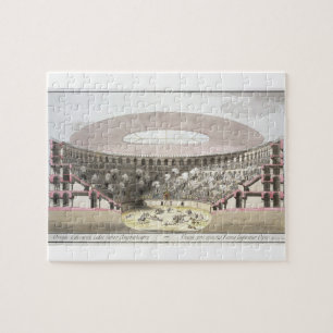 View of Caesar's Amphitheatre (colour litho) Jigsaw Puzzle