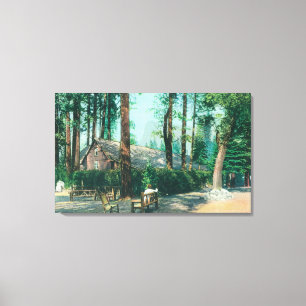View of Camp Curry Open Air Dining Room Canvas Print
