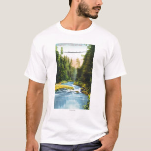 View of Capilano Suspension Bridge # 2 T-Shirt
