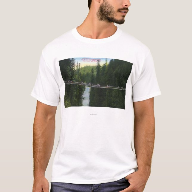 View of Capilano Suspension Bridge T-Shirt (Front)