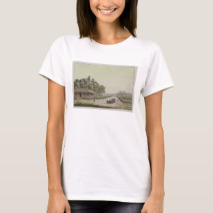 View of Capitol Hill, Washington (colour engraving T-Shirt