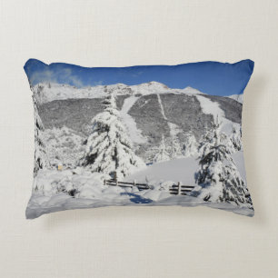 View Of Catedral Ski Resort In Bariloche Accent Pillow