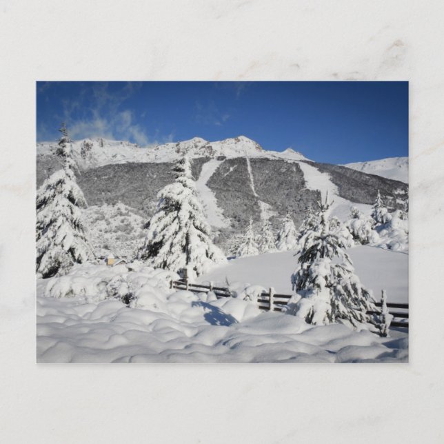 View Of Catedral Ski Resort In Bariloche Postcard (Front)