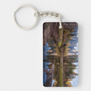 View of Cathedral Peaks Keychain