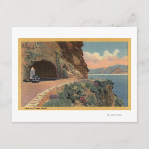 View of Cave Rock Tunnel from Hwy Postcard