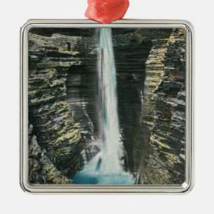 View of Cavern Cascade Metal Ornament