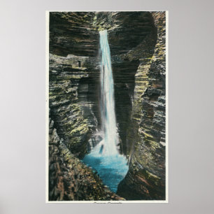 View of Cavern Cascade Poster