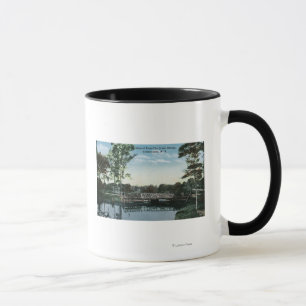 View of Central Park Creek Bridge Mug