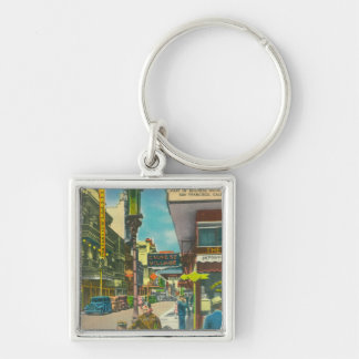 View of Chinatown Business Section Keychain