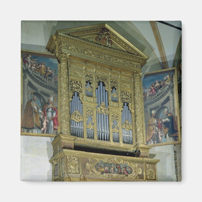 View of church organ, c.1590 magnet (Front)