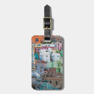 View of city buildings luggage tag