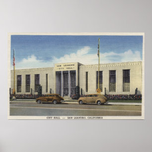 View of City Hall Poster