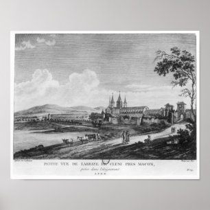 View of Cluny Abbey Poster