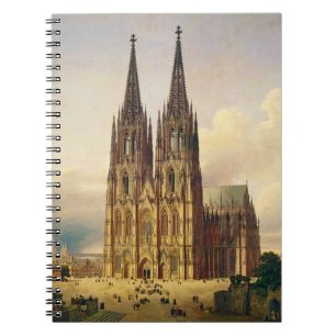 View of Cologne Cathedral Gothic majesty Notebook