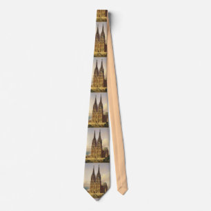 View of Cologne Cathedral Gothic majesty Tie