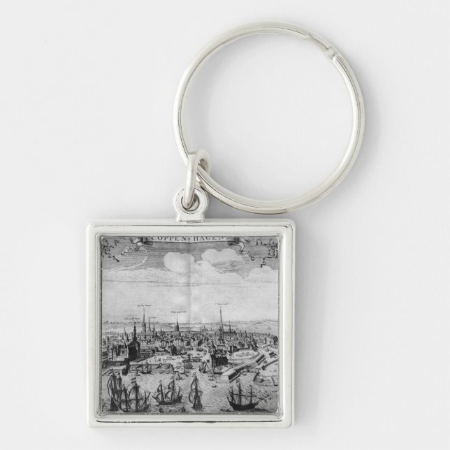 View of Copenhagen Keychain (Front)