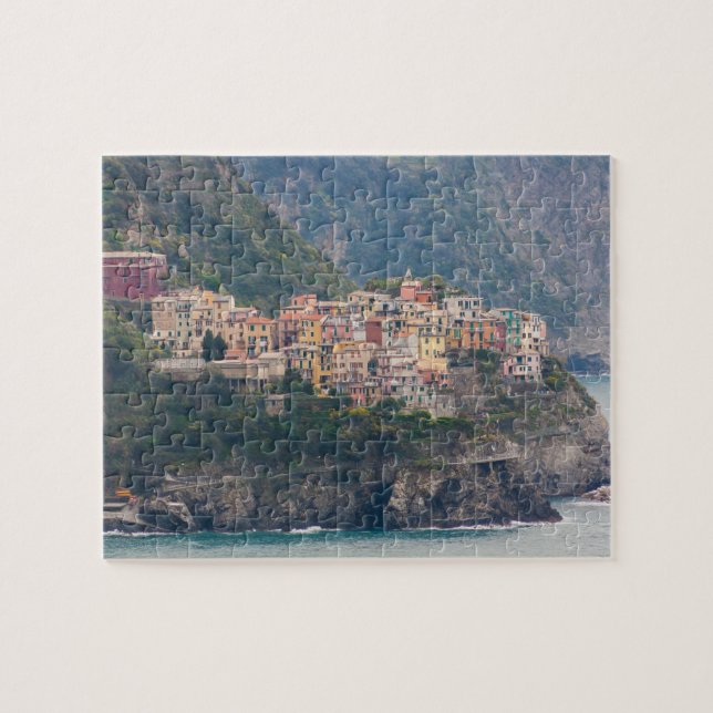 View of Corniglia, Cinque Terre, Italy Jigsaw Puzzle (Horizontal)