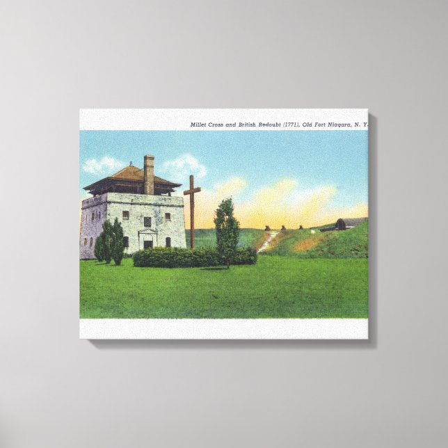 View of Corps de Garde in Old French Castle Canvas Print (Front)