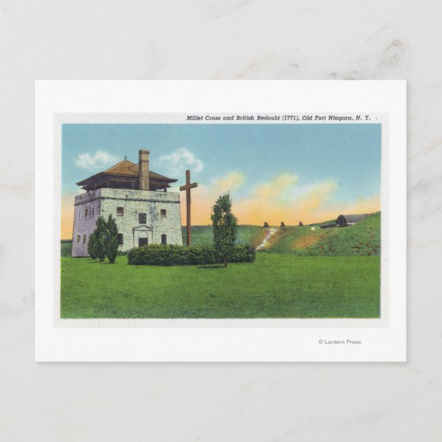 View of Corps de Garde in Old French Castle Postcard (Front)