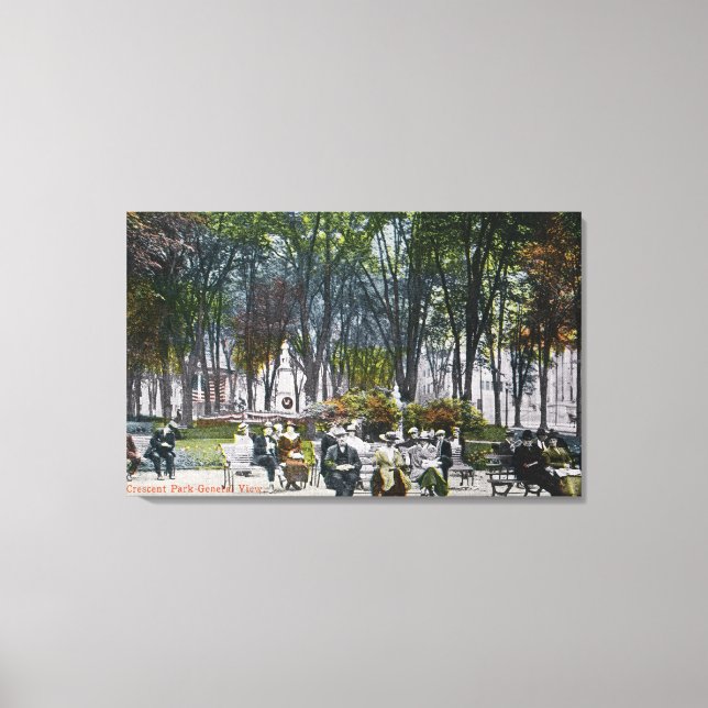View of Crescent Park Canvas Print (Front)