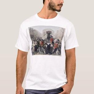 View of Daniel Defoe in the pillory at Temple Bar T-Shirt