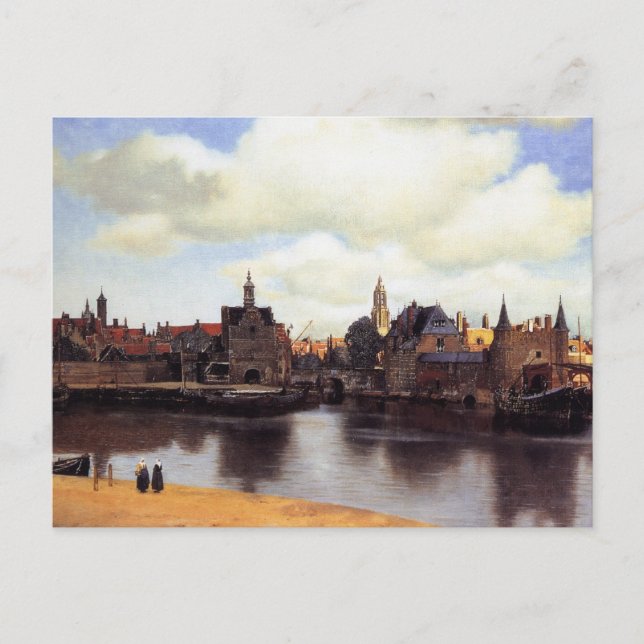 View of Delft Postcard (Front)