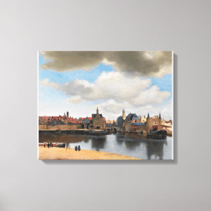 View of Delft Vermeer Canvas Print