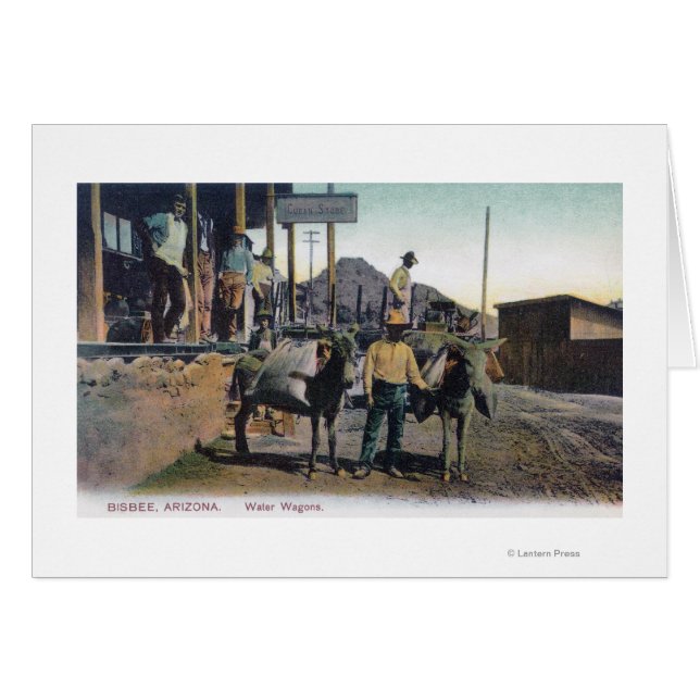 View of Donkeys Carrying WaterBisbee, AZ (Front Horizontal)