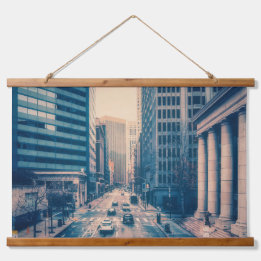 View of Downtown San Francisco Hanging Tapestry