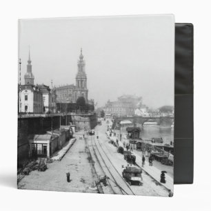 View of Dresden from the Bruehlsche Terrasse Binder