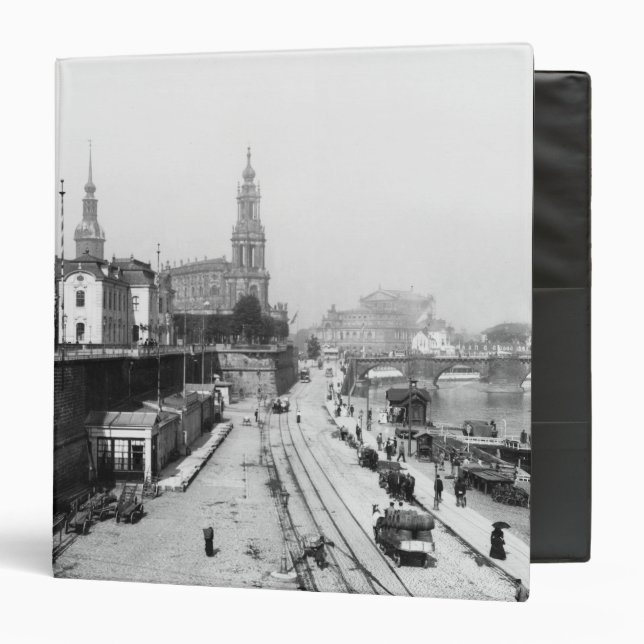 View of Dresden from the Bruehlsche Terrasse Binder (Front/Inside)