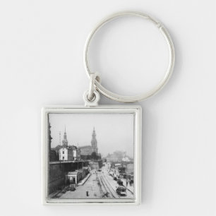View of Dresden from the Bruehlsche Terrasse Keychain