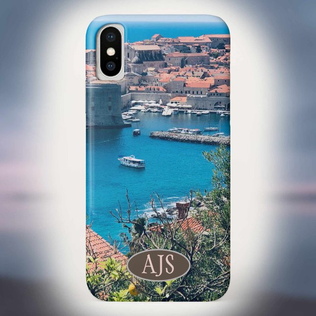 View of Dubrovnik Harbour, Croatia. Case-Mate iPhone Case (Creator Uploaded)