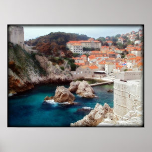 View of Dubrovnik Poster