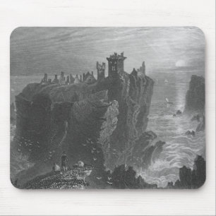 View of Dunottar Castle, near Stonehaven Mouse Pad