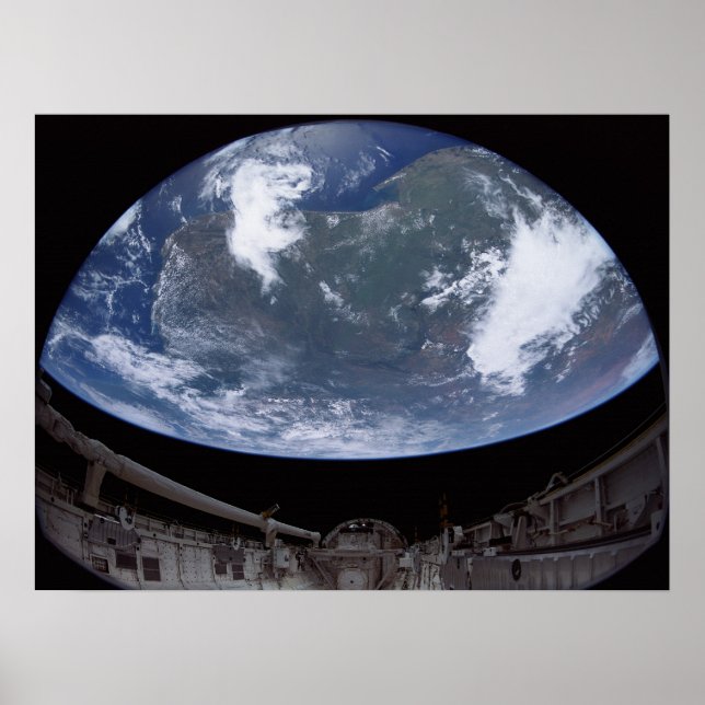View of Earth from Shuttle Endeavour (STS-88) Poster (Front)