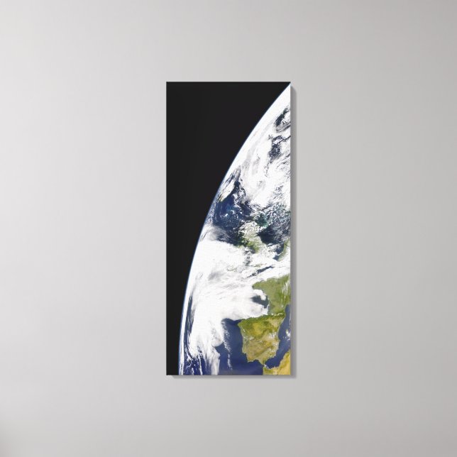 View of Earth from space Canvas Print (Front)