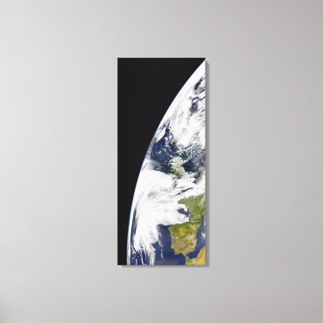 View of Earth from space Canvas Print (Front)
