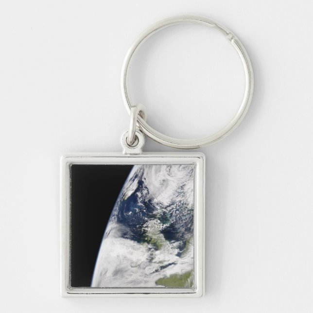 View of Earth from space Keychain (Front)