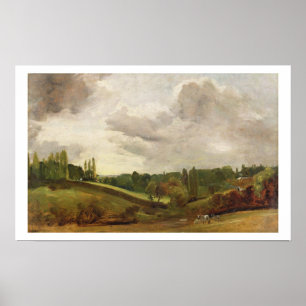 View of East Bergholt, c.1813 (oil on canvas) Poster