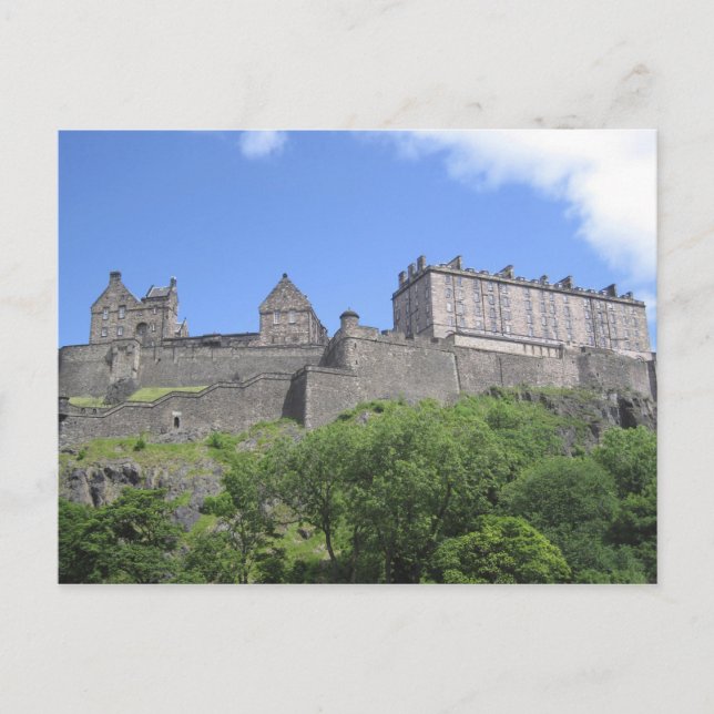 View of Edinburgh Castle, Edinburgh, Scotland, 3 Postcard (Front)