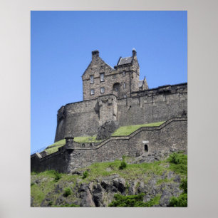 View of Edinburgh Castle, Edinburgh, Scotland, Poster