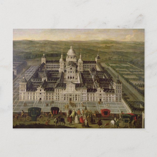 View of El Escorial Postcard (Front)