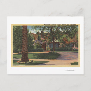 View of Eleanor Powell's Residence Postcard