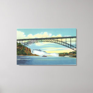 View of Falls View Bridge before Collapse Canvas Print