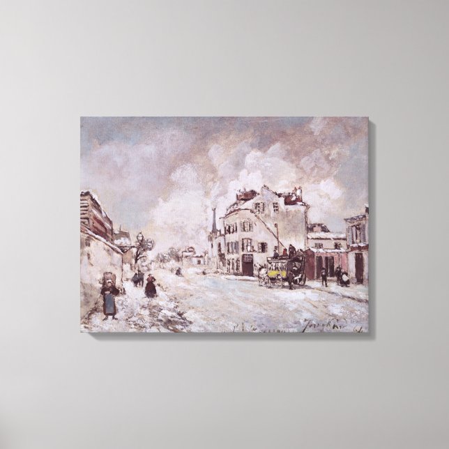 View of Faubourg Saint-Jacques Canvas Print (Front)